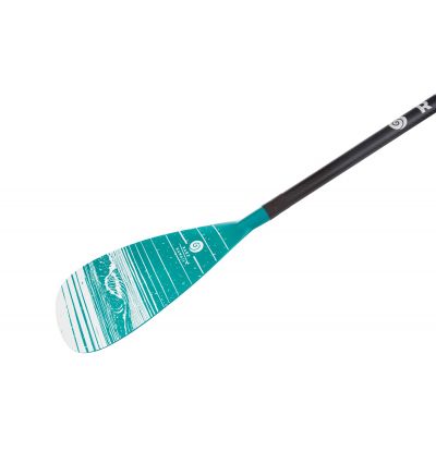 Stand Up Surf Paddle AR83 Carbon Adjustable 3 Parts - Green 