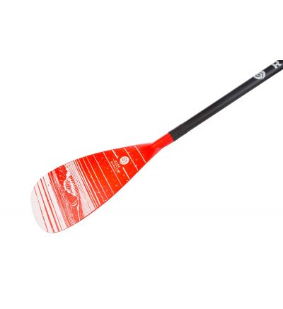 Stand Up Surf Paddle AR83 Carbon Adjustable 3 parts - Red